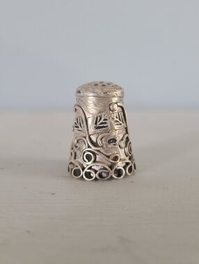 Vintage Taxco Sterling Silver Thimble